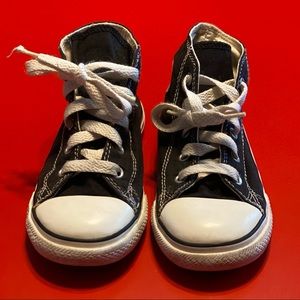 Black classic high top converse